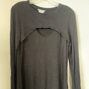 CAbi black long sleeve tunic